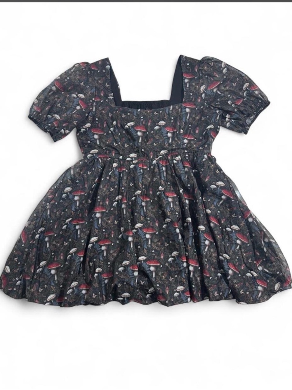 🍄🖤 Disturbia Amanita Organza Puffball Mini Dress – US 10 🖤🍄